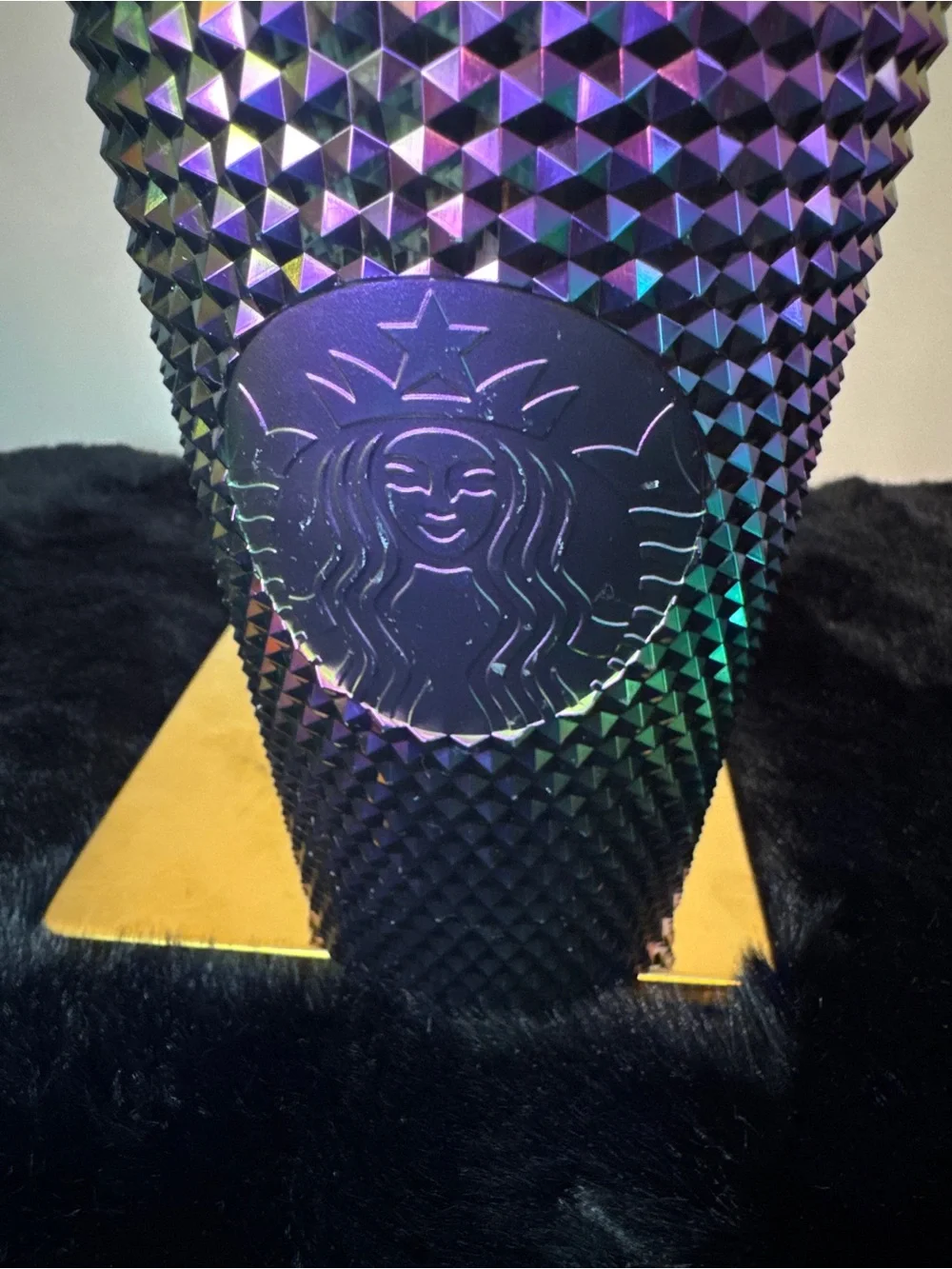 Starbucks iridescent studded